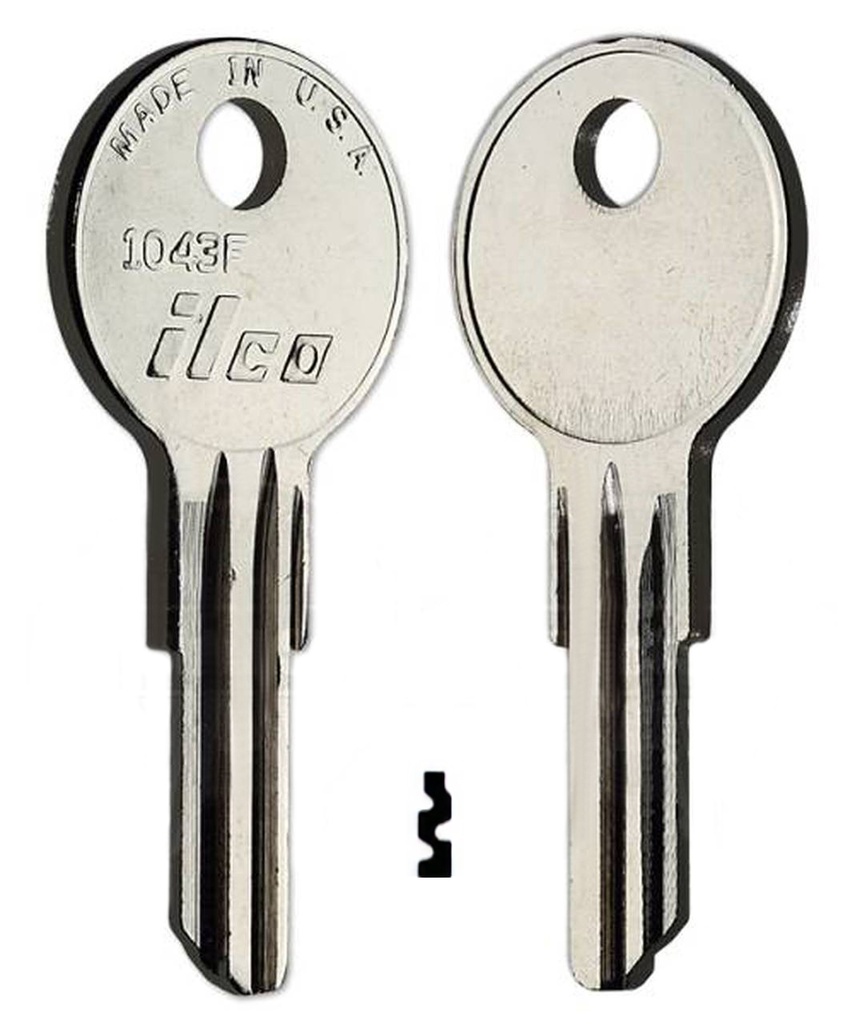 [1043F] Ilco 1043F Key Blank