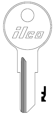 [BRG2] Ilco L1098M Key Blank BRG2
