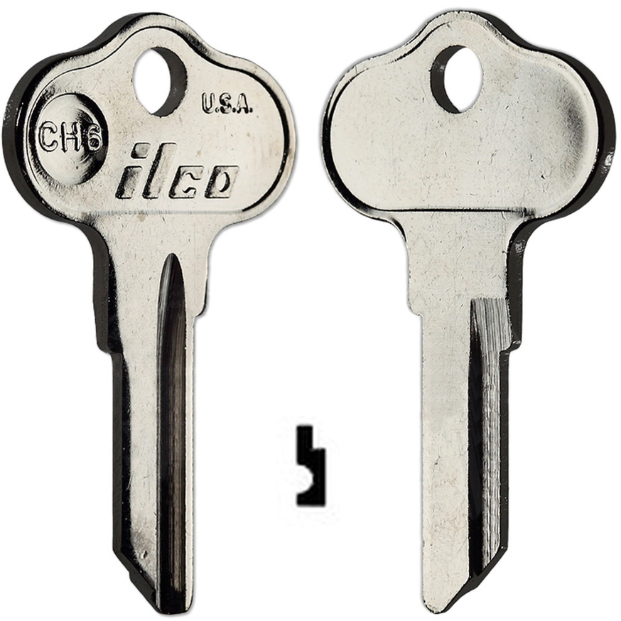 [CH6] Ilco CH6 Key Blank
