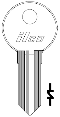 [1042Z] Ilco 1042Z Illinois Key Blank 