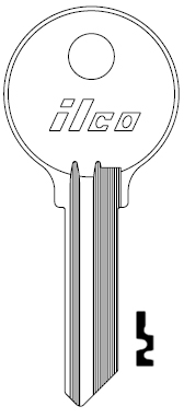 [1533] Ilco 1533 Padlock Key Blank