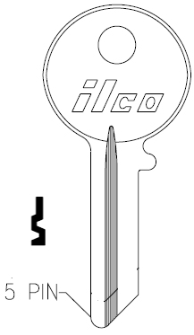 [C1041T] Ilco C1041T Key Blank