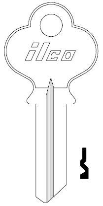 [1014F] Ilco 1014F Eagle Key Blank