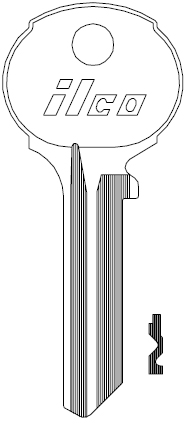 [1033N] Ilco 1033N Union Key Blank UN12