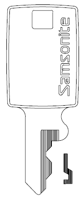 [170S] Ilco 170S Np Samsonite Key Blank 