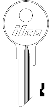 [CU12] Ilco CU12 Mercury Mariner Outboard Key Blank