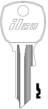 [S1064A] Ilco S1064A National Key Blank