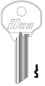 [1140G] Ilco 1040G Reese Key Blank R3