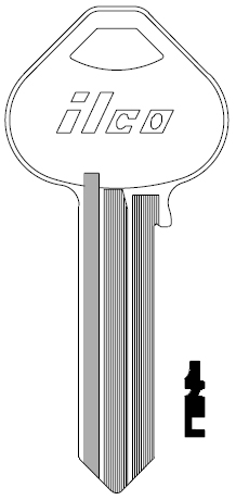 [A1011-6N] Ilco A1011-6N Key Blank