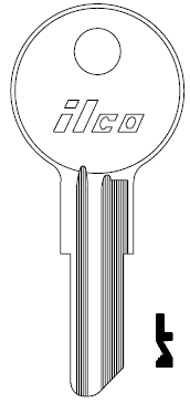 [O1122BR] Ilco O1122BR Key Blank Y104