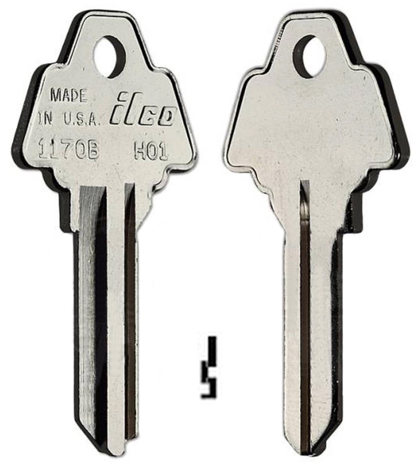 [1170B] Ilco 1170B Challenger Key Blank H01