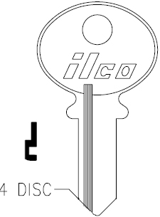 [1000H] Ilco 1000H Key Blank