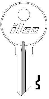 [1069B] Ilco 1069B National key Blank D8786