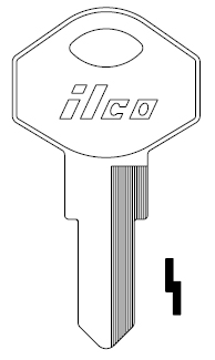 [1545] Ilco 1545 National Key Blank