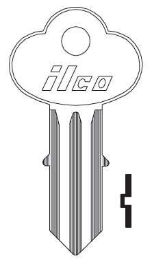 [C1041DN] Ilco C1041DN Chicago Key Blank