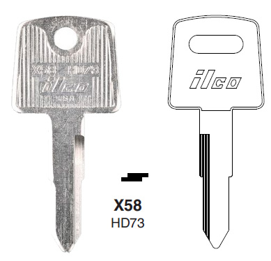 [HD73] Honda Motorcycle Blank X58