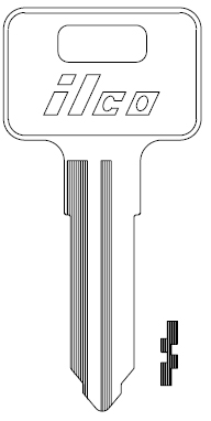 [X262] Ilco X262 Kawasaki Motorcycle Key Blank