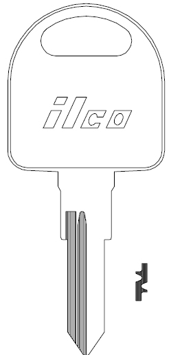 [X162] Ilco X162 Key Blank B59