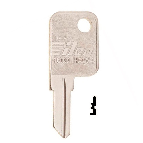 [1600] Ilco 1600 Haworth Key Blank HAW4
