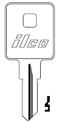 [1651] Ilco 1651 Key Blank TM17