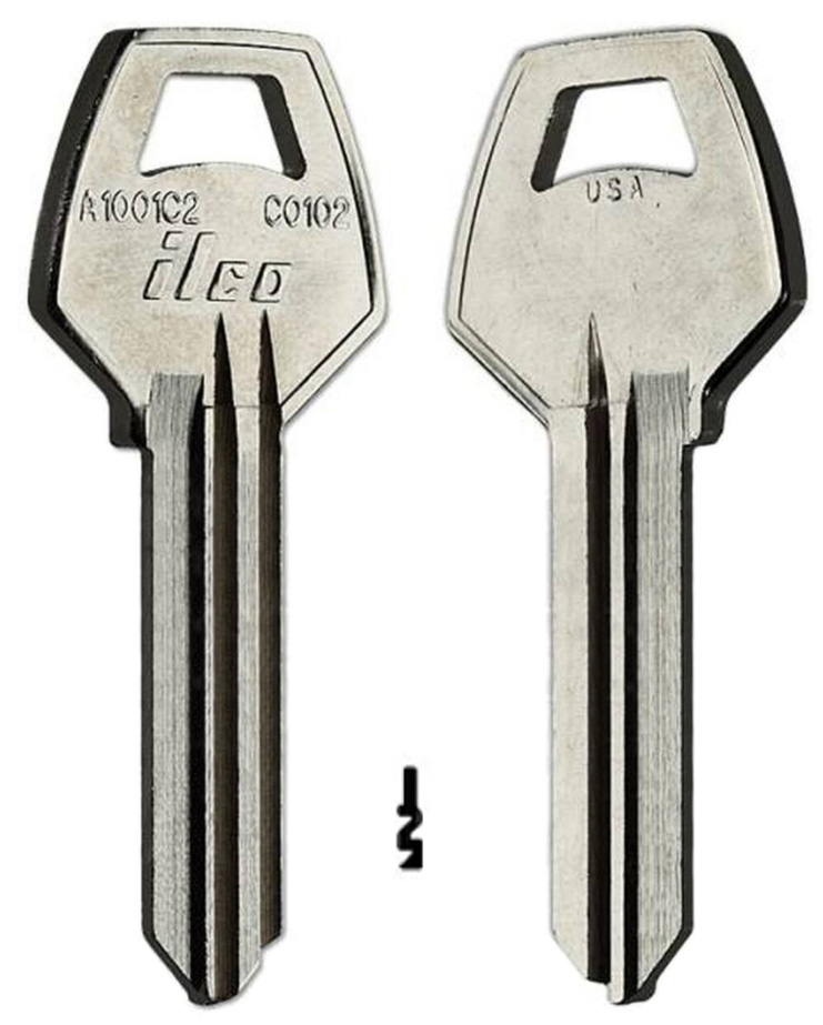 [A1001C2] Ilco A1001C2 Corbin Blank CO102