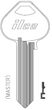 [A1011PZ] Ilco A1011PZ Russwin Key Blank