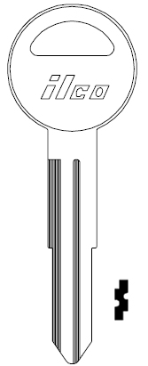 [X215] Ilco X215 Honda Key Blank HD104