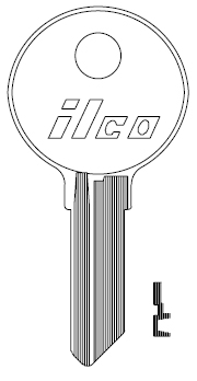 [1069FL] Ilco 1069FL Key Blank RO4