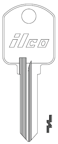 [1661] Ilco 1661 Canada Post Key Blank