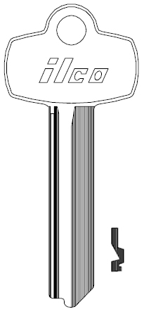 [A1114R] Ilco A1114R Best Key Blank