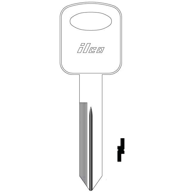 [H75] Ilco 1196FD Ford Key Blank H75