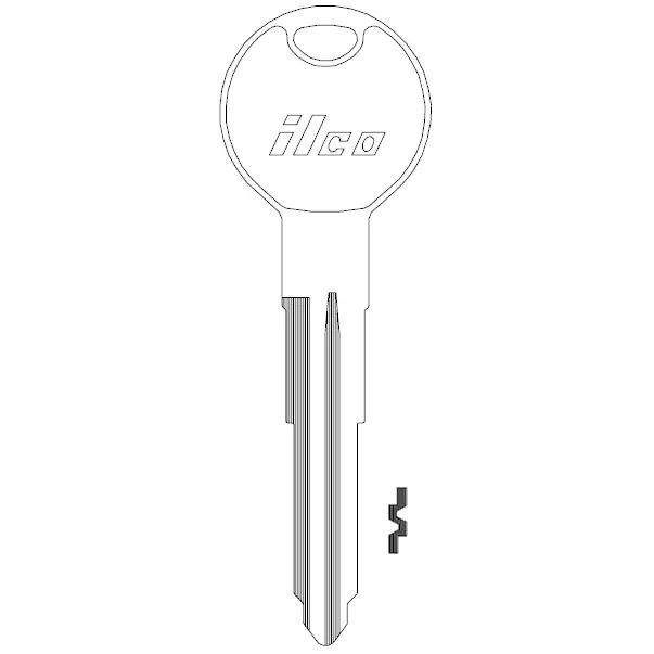 [MAZ7] Ilco X222 Mazda Truck Key Blank MZ27