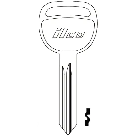 [P1115] Ilco P1115 Saturn Ion 2003-07 Key Blank B-106, B-109