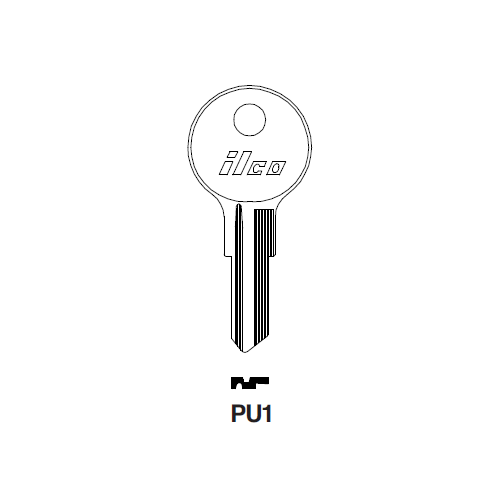 [PU1] Ilco PU1 Key Blank 1866-13