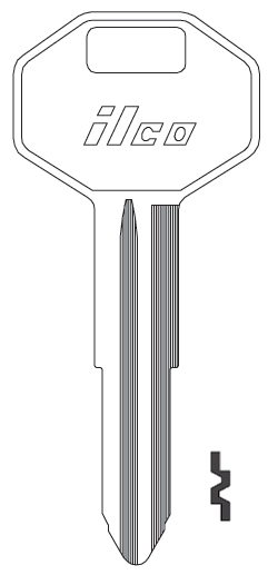 [X176] Ilco X176 Mitsubishi Key Blank MIT1