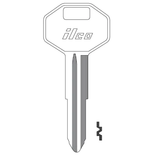 [X176] Ilco X176 Mitsubishi Key Blank MIT1