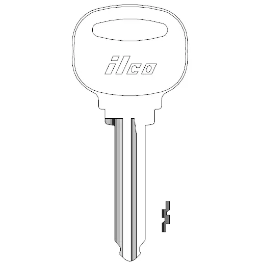 [X202] Ilco X202 Ford Key Blank H59