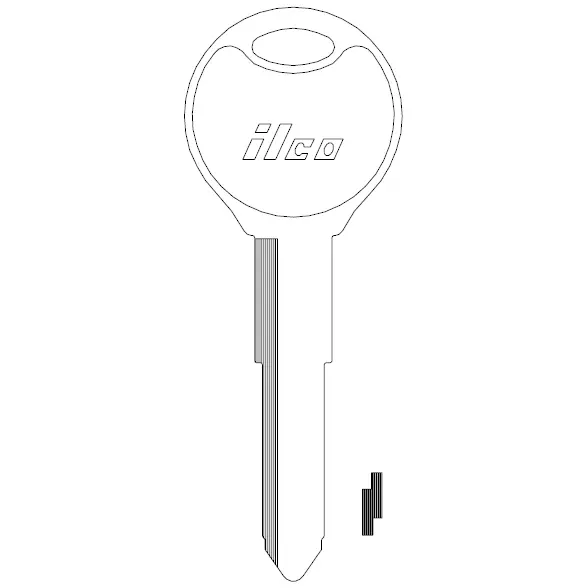 [X249] Ilco X249 Mazda Key Blank MZ31