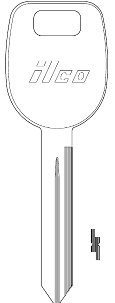 [X263 MIT6] Ilco X263 Mitsubishi Key Blank MIT6