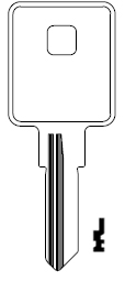 [1601] Ilco 1601 Trimark Key Blank TM1