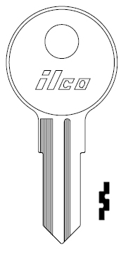 [1623 TM15] Ilco 1623 Key Blank TM15
