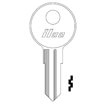 [1623 TM15] Ilco 1623 Key Blank TM15