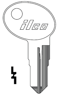 [1648] Ilco 1648 Key Blank BAU2