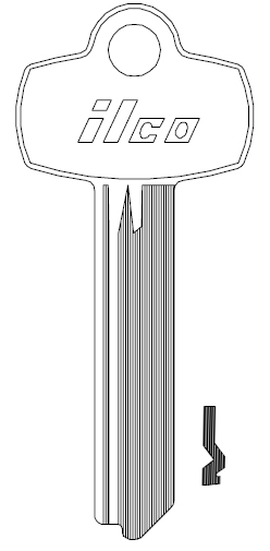 [A1114D] Ilco A1114D Best Key Blank