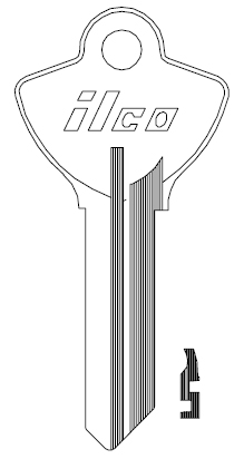 [C1096CN] Ilco C1096CN Elgin Key Blank EL10