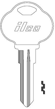 [CLB4] Ilco 1573D Key Blank CLB4