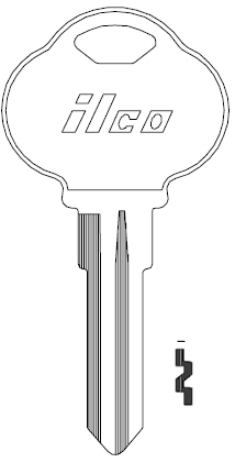 [CLB6] Ilco 1573F Key Blank CLB6