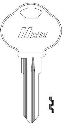 [CLB8] Ilco 1581H Club Key Blank CLB8