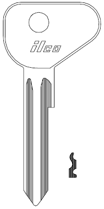 [MZ12] Ilco MZ12 Nissan Key Blank DAT5 X1