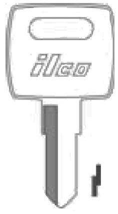 [F1098JD] Ilco F1098JD John Deere Key Blank